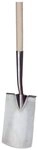 Floraworld Spaten, G&auml;rtnerspaten mit Esche-T-Stiel L&auml;nge 80 cm