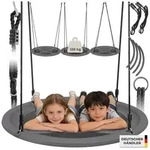 tectake Nestschaukel Teilerschaukel Swayer, h&ouml;henverstellbar, 120 kg, (Komplettset),