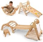 Goodevas Kletterger&uuml;st 5-in-1 Montessori Holz-Kletter-Set 5in1 f&uuml;r...