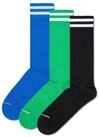 Happy Socks Kurzsocken Unisex Socken 3er Pack Baumwolle (Packung, 3er Pack)