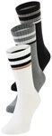 BOSS Socken Rib Stripe (Packung) elastisch, mit Rippstrick, verst&auml;rkter Fersen- und