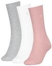 Calvin Klein Socken CK WOMEN SOCK ROLLTOP (3 Paar) mit kleinem Rollbund, Cotton-Mix