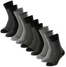 Schiesser Kurzsocken Herren Socken 10er Pack Baumwolle Bluebird 10P (Packung,...