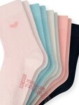 Schiesser Freizeitsocken 'Rainbow' (5-Paar) mit handgekettelter Naht