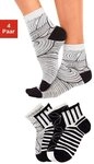 H.I.S Kurzsocken (Packung, 4-Paar) in unterschiedlichen Designs