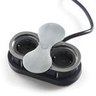 SO-TECH&reg; Einbau Tischsteckdose mit Kabel und Stecker Einbau-Tischsteckdose,