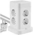 echos Eco-4135 Steckdosenleiste 8-fach (Ein- / Ausschalter, Kontrollleuchte, 2 x