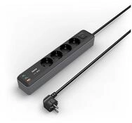 Hama Steckdosenleiste 4-fach mit USB-C/A 65W und Steckdosenleiste