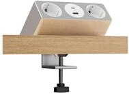 kalb Steckdose Nexura, Tischsteckdose, 2x 230VAC, USB A/C 30W, flexible Montage