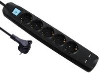 Maxtrack Steckdosenleiste (Kabell&auml;nge 1.5 m), 5-fach Steckdosenleiste mit...