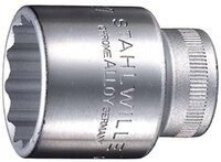 Stahlwille Steckschl&uuml;ssel Stahlwille 50 A 1 1/2 03410064 Doppelsechskant