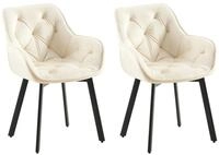 CLP Esszimmerstuhl Antigo (2er Set, 2 St), ergonomisch, gepolstert, 180&deg;