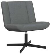 vidaXL Relaxsessel Drehstuhl Dunkelgrau 63 x 75 x 76 cm Stoff (1-St)