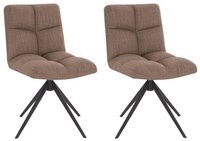 HOME DELUXE Esszimmerstuhl drehbar 2er - 8er Set NODA (2 St), Gestell aus...