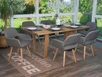 MCW Esszimmerstuhl MCW-A50 II-6 (Set, 6 St), 6er-Set, Mit Armlehnen, Breite