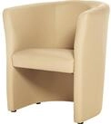 Soennecken Stuhl Sessel Kunstleder 690x770x630mm beige