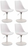 CLP Esszimmerstuhl Meverick Kunststoff (4er Set), dreh-&verstellbar