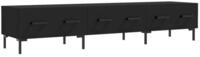 vidaXL TV-Schrank TV-Schrank Schwarz 150x36x30 cm Holzwerkstoff (1-St)
