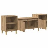 vidaXL TV-Schrank TV-Schr&auml;nk Artisan-Eiche 160 x 35 x 55 cm Holzwerkstoff...