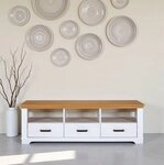 Inter Link TV-Schrank Maluno (1-St) Kiefer Massiv, Soft-Close, Stauraum, BxTxH:...