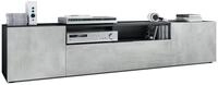 Vladon Lowboard Mogan (TV-Kommode, mit 2 T&uuml;ren, 1 Klappe und 1 offenes Fach),