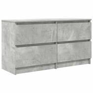 vidaXL TV-Schrank TV-Schrank Betongrau 100x35x54 cm Holzwerkstoff (1-St)