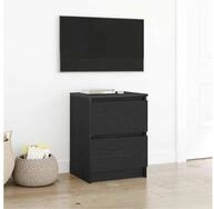 vidaXL TV-Schrank TV-Schrank Schwarz 40x35x54 cm Holzwerkstoff