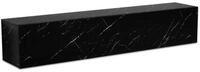 Wohnling Lowboard WL6.865 TV Schrank H&auml;ngend 160 cm Marmor-Optik Schwarz...