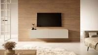 Selsey TV-Schrank BISIRA H&auml;ngend mit 2 grifflosen T&uuml;ren, 140 cm