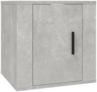 vidaXL TV-Wand TV-Wandschrank Betongrau 40x34,5x40 cm, (1-St)