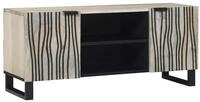 vidaXL TV-Schrank TV-Einheiten Wei&szlig; 105 x 33 x 46 cm Holzwerkstoff (1-St)