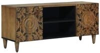 vidaXL TV-Schrank TV-Schr&auml;nk Braun 105 x 33,5 x 46 cm Massivholz (1-St)