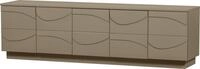 WOOOD Lowboard Teo TV-Bord, mit Kabeldurchf&uuml;hrung, Push-to-Open-Funktion,...