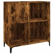 vidaXL Seitenschrank Plattenschrank R&auml;uchereiche 84,5x38x89 cm Holzwerkstoff...