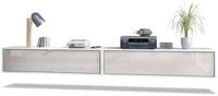 Vladon Lowboard Lana 1200 (2er-Set Tv-Kommode, mit Klappe dahinter 3 F&auml;cher),...
