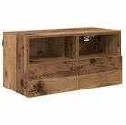 vidaXL TV-Wand TV-Wandschrank Altholz 60 x 30 x 30 cm Holzwerkstoff, (1-St)