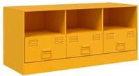 vidaXL TV-Schrank TV-Schrank Senfgelb 99x39x44 cm Stahl (1-St)
