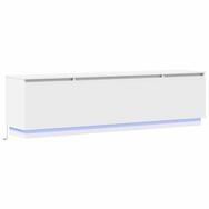 vidaXL TV-Schrank TV-Schr&auml;nk mit LED Wei&szlig; 180 x 38 x 49 cm Holzwerkstoff...