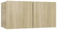 vidaXL TV-Schrank TV-H&auml;ngeschrank Sonoma-Eiche 60x30x30 cm