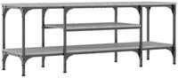 vidaXL TV-Schrank TV-Board Grau Sonoma 121x35x45 cm Holzwerkstoff & Eisen