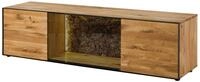 Massivmoebel24 Lowboard STARNBERG (Massivholz), Wildeiche 200x53x55 natur ge&ouml;lt