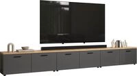 Home affaire TV-Wand Bajo, (3-St), Set bestehend aus: 3x TV-Lowboards