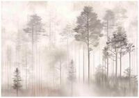 Wallarena Fototapete Wald Vintage - Mehrfarbig - Klassisch - Vlies -...