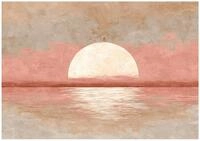 Wallarena Fototapete Abstrakt Sonne - Mehrfarbig - Modern - Vlies -...