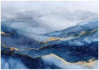 Wallarena Fototapete Marmor Abstrakt - Mehrfarbig - Modern - Vlies -...
