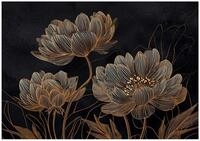 Wallarena Fototapete Blumen Abstrakt - Mehrfarbig - Modern - Vlies -...