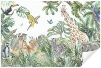 Wallarena Fototapete Wald Tiere - Mehrfarbig - Modern - Vlies - Schlafzimmer,...