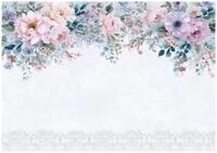 Wallarena Fototapete Blumen Vlies, 6-teilig, Schlafzimmer, glatt, (3 St), 150x105cm
