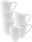 Villeroy & Boch Becher Royal Becher mit Henkel 300 ml 6er Set, 6-tlg., Porzellan