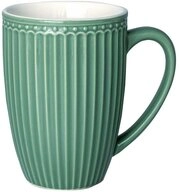 Greengate Becher Greengate Jumbo Becher ALICE DUSTY GREEN Gr&uuml;n